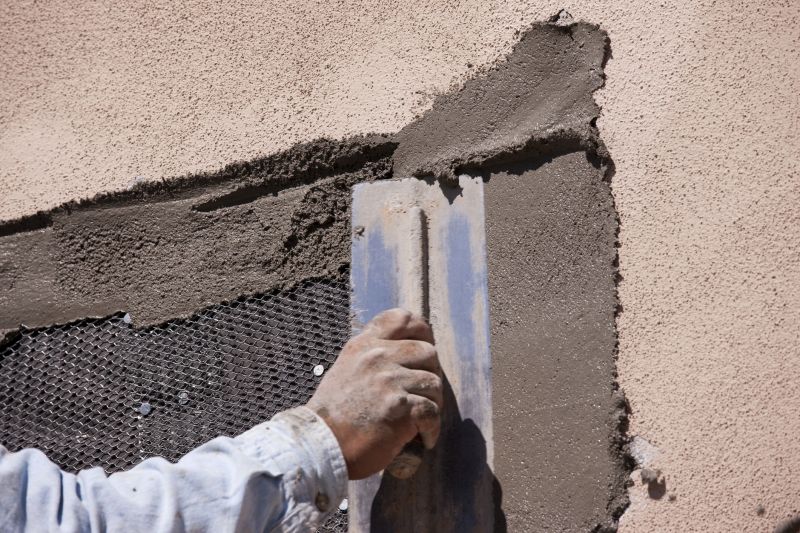 Stucco Application Process